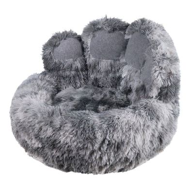 Nobby Komfortbett rund "Paw"grau 60 x 18 cm / 39 cm Bett