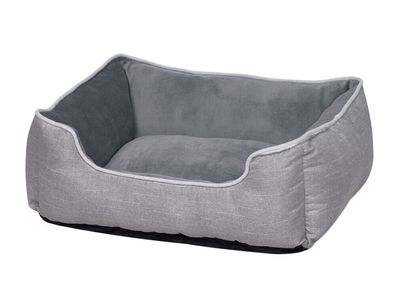 Nobby Komfortbett eckig Classic "PURNA"grau 50 x 40 x 17 cm Bett