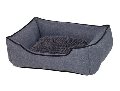 Nobby Komfortbett eckig Classic "MOPPY"grau 50 x 40 x 17 cm Hund Katze Bett