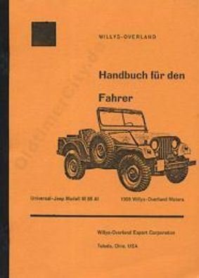 Bedienungsanleitung Willys Jeep, Universal-Jeep Modell M 38 AL