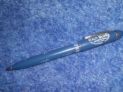 Kugelschreiber Werbeaufdruck - old blue Sanforized Denim