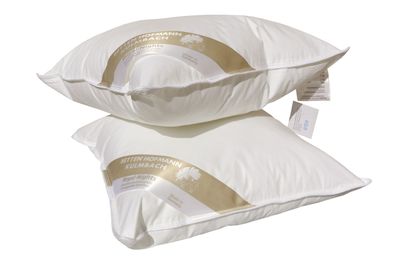 2 Stück Betten Hofmann Basic Allergiker Kleinkissen Faserkissen 45x45 cm 250 g