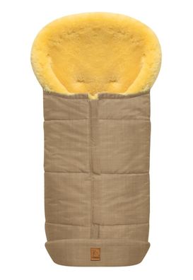 Heitmann Felle Premium Lammfellfußsack Serie "Eisbärchen" Farbe: Beige 975BE