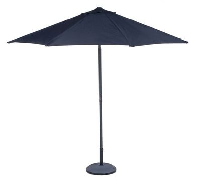 Parasol met een diameter van 300 cm in het zwart