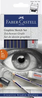 Faber Castell FC 114000 Grafietset Faber Castell Goldfaber 8 delig