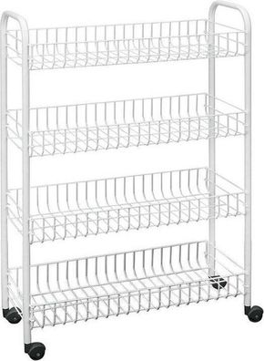 Metaltex Badkamer / /eukentrolley Snello 84x56cm Staal Wit