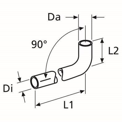 Webasto Formschlauch D15 L=1020 1320789A