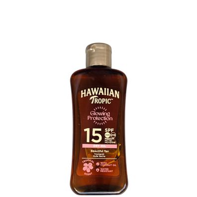 Hawaiian Tropic/SPF15 Glowing Protection Dry Oil "Reisegröße" 100ml/Sonnenschutz