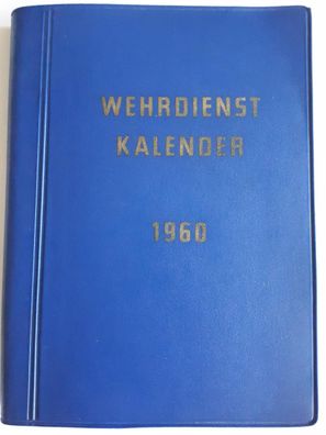 Wehrdienstkalender 1960