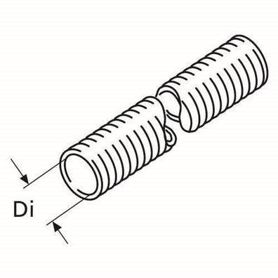 Webasto Flexrohr D60, APK, schwarz 10 Mtr 1322083C