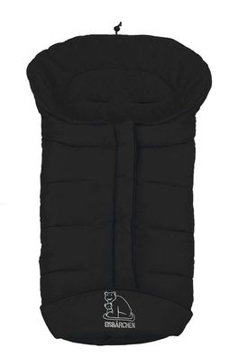 Heitmann Felle Winterfußsack Serie "Eisbärchen" Farbe: Schwarz/Schwarz 7965S