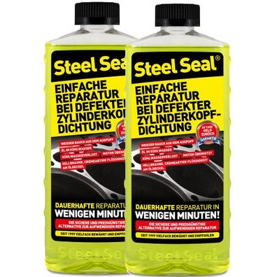 2x Steel Seal Dichtmittel Zylinderkopfdichtung Kopfdichtung 473ml