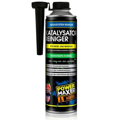 PowerMaxed Katalysator Reiniger Abgasreinigung Diesel und Benziner - 500ml