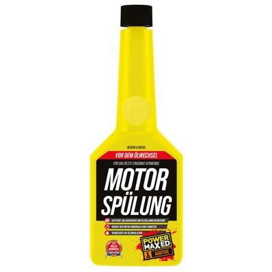 PowerMaxed Motor Spülung Additiv Benzin/Diesel Öl-Spülung - 325ml