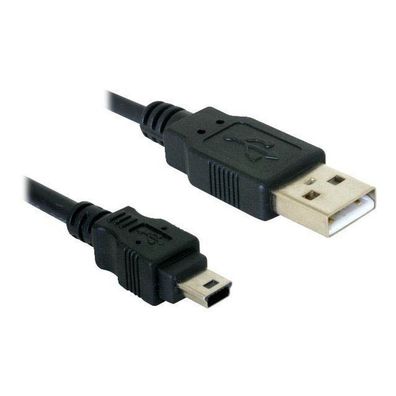 Delock 82252 USB 2.0 A/Mini USB 2.0 B Kabel 1,8 m schwarz