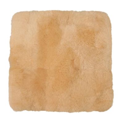 Heitmann Felle Lammfell-Sitzkissen Farbe: Beige Größe ca. 35 x 35 cm 405BE