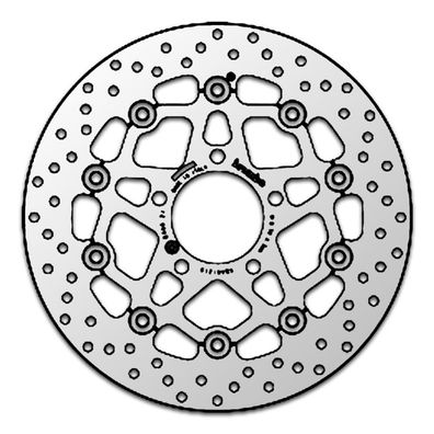 Brembo Bremsscheibe 78B40821 Suzuki vorn Silber Motorrad