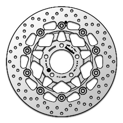 Brembo Bremsscheibe 78B40820 Suzuki vorn Silber Motorrad