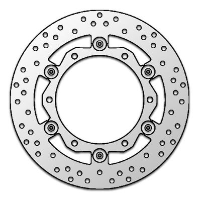 Brembo Bremsscheibe 78B40818 schwimmend rund Silber Motorrad