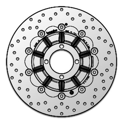 Brembo Bremsscheibe 78B40816 passend zu BMW vorn Silber