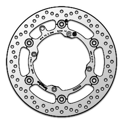 Brembo Bremsscheibe 78B40814 Husqv. vorn Silber Motorrad