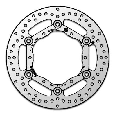 Brembo Bremsscheibe 78B40813 Suzuki &amp; Yamaha vorn Silber Motorrad