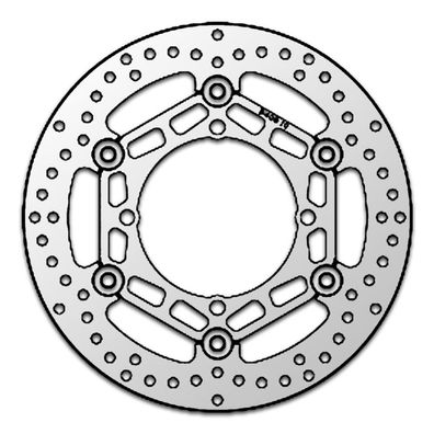 Brembo Bremsscheibe 78B40810 Kawasaki &amp; Suzuki vorn Silber Motorrad