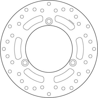 Brembo Bremsscheibe ORO "68B407M1" starr 68B407M1 RUND (KBA) 68B407M1 0649964371