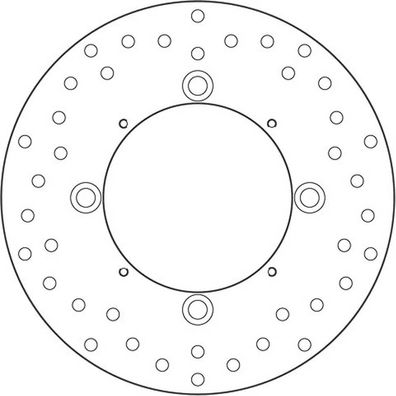 Brembo Bremsscheibe ORO "68B407M0" starr 68B407M0 RUND (KBA) 68B407M0 0649964371