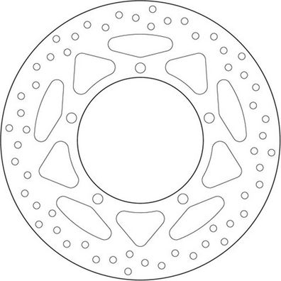 Brembo Bremsscheibe ORO "68B407L2" starr 68B407L2 RUND (KBA) 68B407L2 0649964372