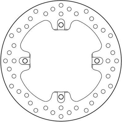 Brembo Bremsscheibe ORO "68B407J1" starr 68B407J1 RUND (KBA) 68B407J1 0649964372