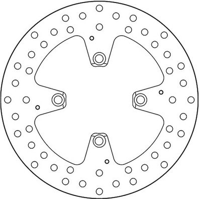 Brembo Bremsscheibe ORO "68B407H1" starr 68B407H1 RUND (KBA) 68B407H1 0649964372