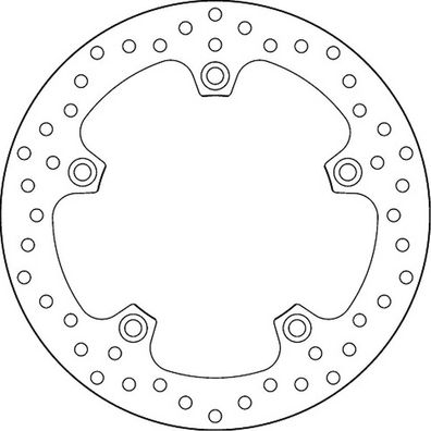 Brembo Bremsscheibe ORO "68B407G0" starr 68B407G0 RUND (KBA) 68B407G0 0649964372