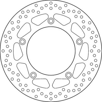 Brembo Bremsscheibe ORO "68B407F8" starr 68B407F8 RUND (KBA) 68B407F8 0649964372