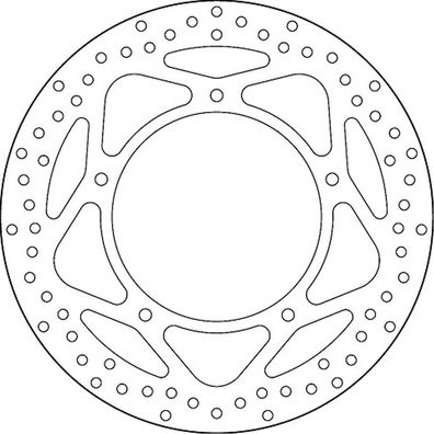 Brembo Bremsscheibe ORO "68B407F5" starr 68B407F5 RUND (KBA) 68B407F5 0649964372