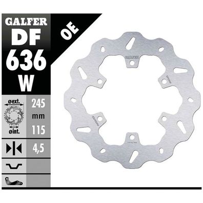 Galfer Wave Bremsscheibe DF636 m. ABE für Ducati 851 851 DF636W