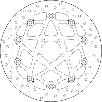 Brembo Bremsscheibe ORO "78B408B1" schwimmend 78B408B1 RUND (KBA) 78B408B1 06499