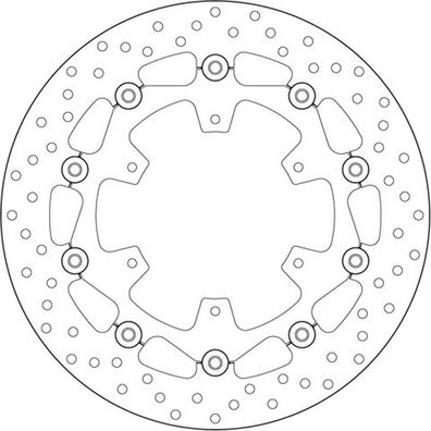 Brembo Bremsscheibe ORO "78B408A8" schwimmend 78B408A8 RUND (KBA) 78B408A8 06499