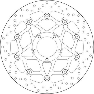 Brembo Bremsscheibe ORO "78B408A4" schwimmend 78B408A4 RUND (KBA) 78B408A4 06499