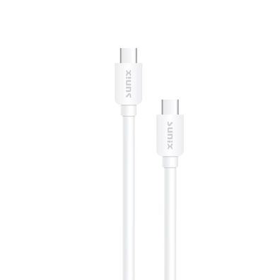 Sunix USB-C auf USB-C Kabel Typ-C Ladekabel Schnell Ladegerät 2000mAh Datenkabel