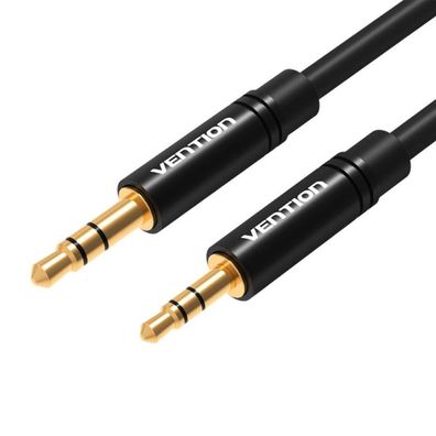 Audio-Kabel - Audio Miniklinke 3,5mm auf 2,5mm AUX - 0,5m Kabellänge (schwarz)