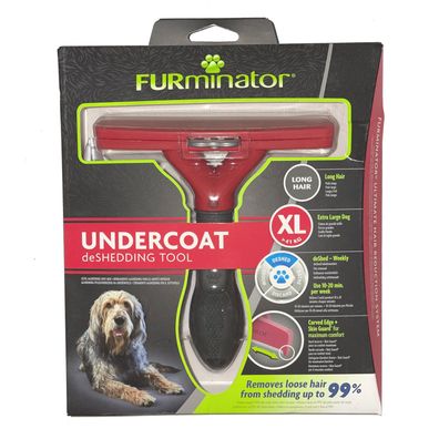 FURminator für langhaarige sehr große Hunde, deShedding-Pflege Werkzeug