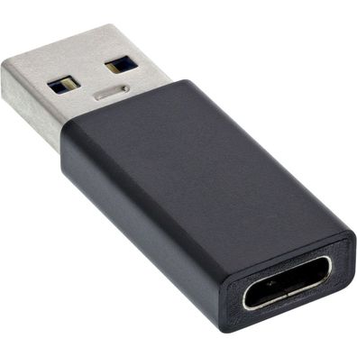 InLine® 35810 USB 3.2 Adapter, USB-A Stecker auf USB Typ-C Buchse (Gen.1)