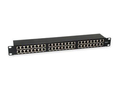 Equip 326449 Equip Patchpanel 48x RJ45 Cat6 19" 1HE schwarz