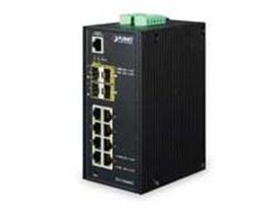 PLANET IGS-12040MT PLANET Industie L2 Managed Switch 8-Port 10/100/1000T 4-Port