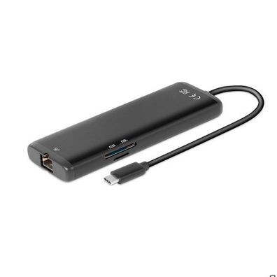 Club 3D CSV-1597 Club3D USB-8-in1-HUB USB-C > HDMI/DP/2xUSB/USB-C/RJ45 100W retail