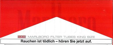 Hülsen Marlboro Red 200 KS