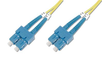 Digitus LWL Patchkabel, SC-Duplex - SC-Duplex, OS1, 10,0 m