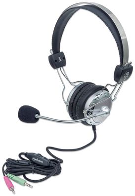 Manhattan 175517 Manhattan Headset Stereo, Klinke