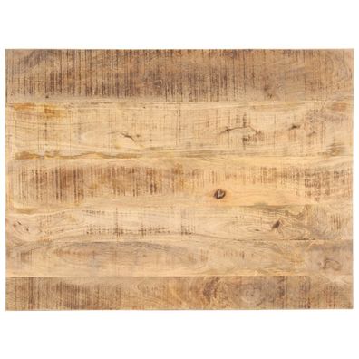 vidaXL Tischplatte Massivholz Mango 25-27 mm 80x70 cm